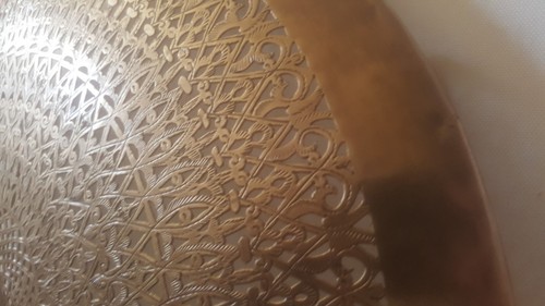 2 Gold Wandleuchte Messing marokkanische antike Lampe Kupfer Wandleuchte graviert Stil Wandleuchte - Bild 9 von 11