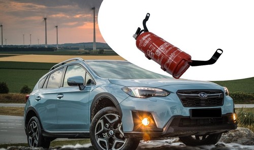 Fire extinguisher mount holder bracket for Subaru Crosstrek XV - Bild 3 von 16