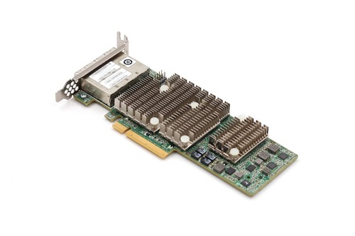 LSI 9206-16e Quad-Port 6GbE SFP PCle Host Bus Adapter P/N: H3-25531-01A Tested - Picture 1 of 5