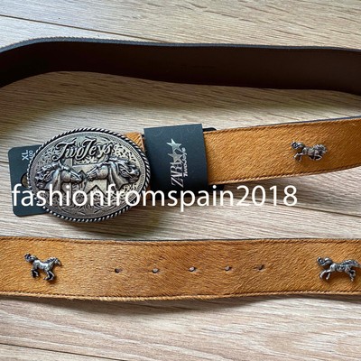 ZARA NEUF HOMME CUIR COWBOY CEINTURE X TWOJEYS EDITION LIMITEE CHEVAL 2823 380 eBay