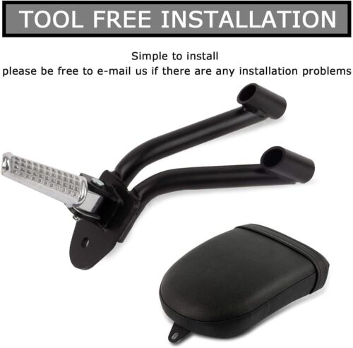 Rear Passenger Seat Cushion and Foot Pegs Kit for Rebel CMX 500 300 2017-2022 - Picture 6 of 7
