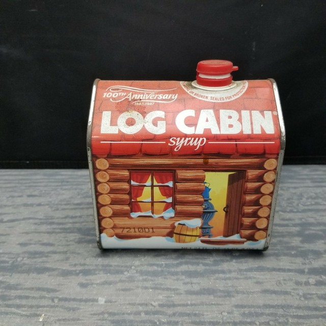 Vintage Log Cabin Syrup 100th Anniversary Tin 1987 eBay Vintage Log Cabin Syrup 100th Anniversary Tin 1987 eBay