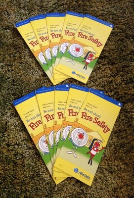Be Cool About Fire Safety Allstate Insurance Coloring Book 10 Pack