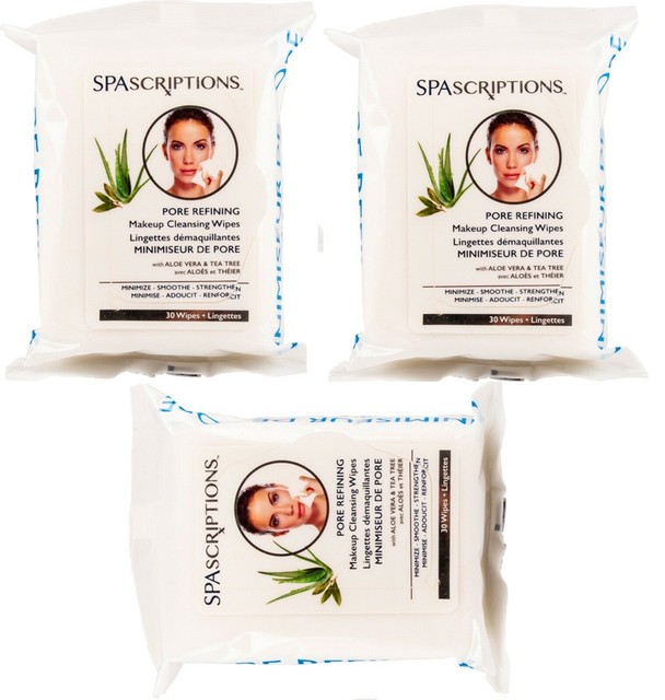 spascriptions makeup cleansing wipes