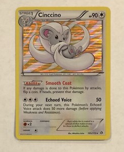 Pokémon CINCCINO Card 105/113 Holo Rare Legendary Treasures LP Unlimited