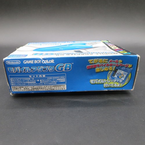 Gameboy Color Mobile Adapter GB Blue Boxed with Manual and Inserts OEM - Picture 21 of 24