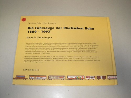 Band 2 von 4 Bde. “Die Fahrzeuge der Rhätische Bahn 1889 – 1997" NEU! Bemo #7517 - Bild 2 von 2