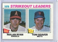 1977 Topps 1976 Strikeout Leaders (Nolan Ryan / Tom Seaver)