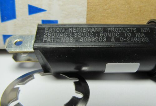 NEW EATON/ HEINEMANN 2-AMP 2A KD1-2 PUSH RE-CIRK-IT PUSHBUTTON CIRCUIT BREAKER - Picture 3 of 4