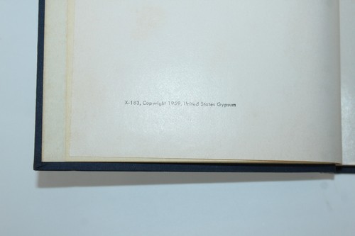 Sound Control in Design by United States Gypsum (1959) Hardcover - Imagen 4 de 7