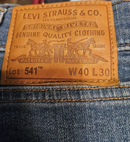 Levi's Premium Jeans 541 Men's 39x30 Actual Size Big E Red Tag Cotton Stretch - Picture 17 of 17