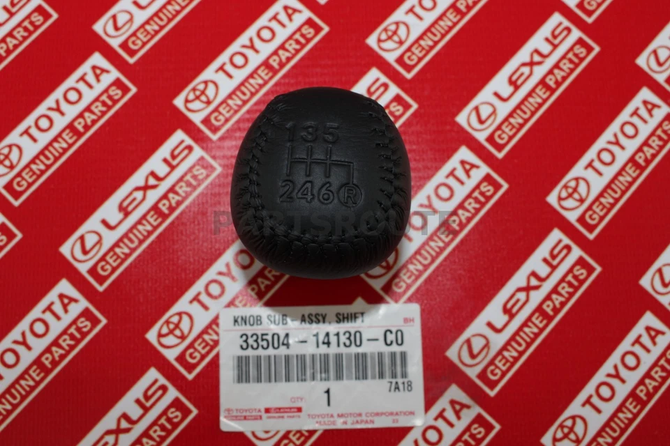 Perilla de cambio manual Toyota Supra JZA80 2JZGT 6 velocidades OEM genuina 33504-14130-C0 Foto 2 de 4