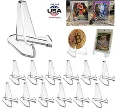 30× Large Size Trading Card Stands Most Durable Display Coins Cards Holder USA