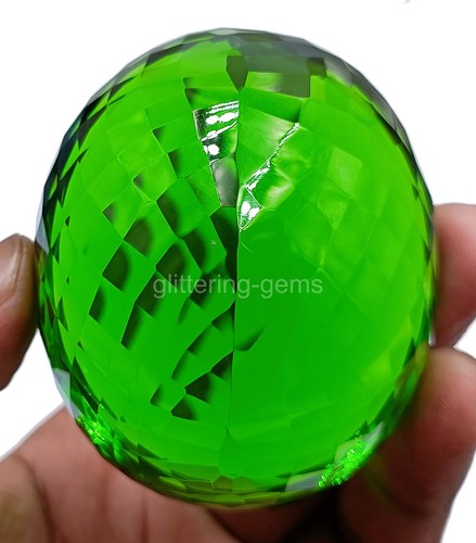 Natural 500 Ct Green Moldavite Oval Cut IGL Certified Loose Gemstone 26NP - Picture 8 of 10