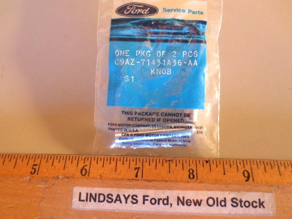 2 НОВЫЕ ДЕТАЛИ FORD 1969/1978 СТРАНА ОРУЖЕНОСЕЦ УНИВЕРСАЛ «РУЧКА» ДВЕРНОЙ ЗАМОК, C9AZ-71436-AA - Изображение 2 из 3