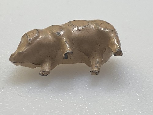 Vintage Figurine Miniature Pig Ceramic Pink - Picture 7 of 7