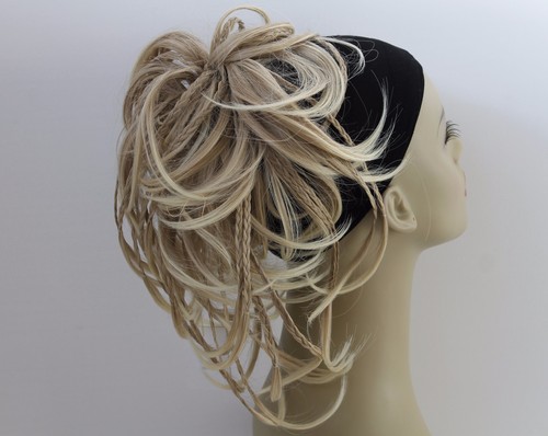 Capelli da donna intrecciati 12 Inc grandi ondulati scrunchie scrunchie extension - Foto 58 di 98
