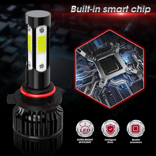 Per Kia Niro 2016-2022 2x HB3 9005 Lampadine Faro LED Luce Bianca Faro Alto - Foto 3 di 14