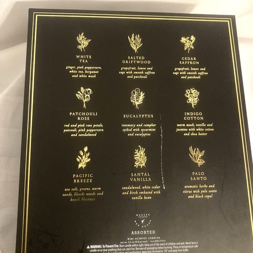 Makers of Waxed Goods Crest Collection Duftkerzen verpackt 9er Set sortiert - Bild 6 von 6