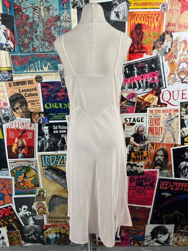 Vintage 40s-50s Light Pink Su-lette by Superior Lace Slip Dress Size 4 - Picture 11 of 17