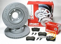 FüR Audi A3 S3 Quattro [8L1] - Zimmermann Sport Bremsscheiben BremsbeläGe FüR Hi