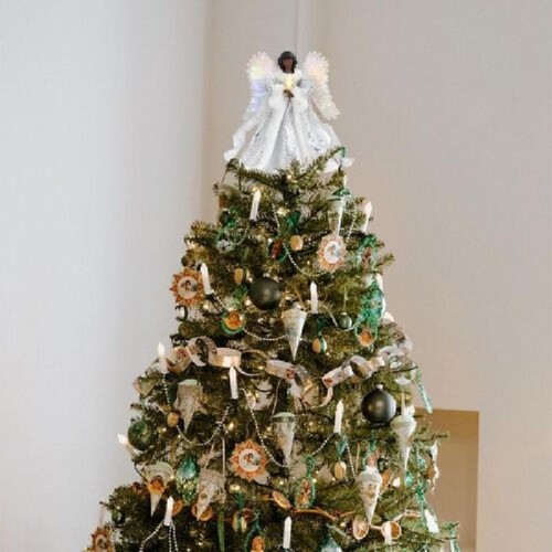 Weihnachtsengel Engel Christbaum Schmuck Winter Weihnachtsbaumspitze Deko Figur - Bild 6 von 22