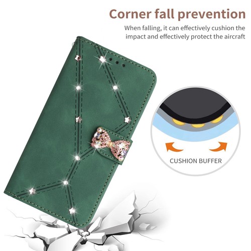 Bling Glitter Flip Leather Wallet Case For iPhone 16 15 14 Plus 13 12 11 Pro Max - Picture 7 of 16