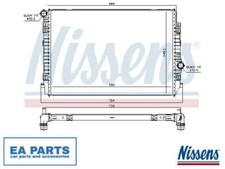 Radiator, engine cooling for AUDI SEAT SKODA NISSENS 65341