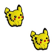 Pikachu Pokemon For Crocs Shoe Charms Jibbitz - 2 Pieces