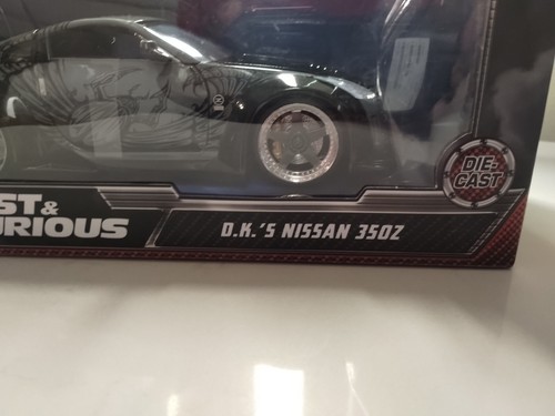 JADA FAST FURIOUS NISSAN 350Z Import 1:24 SCALE Diecast Black And Grey New - Picture 3 of 13
