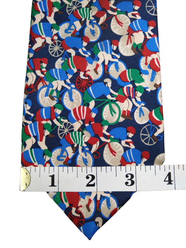Men's Silk Tie TOUR DE FRANCE, Alynn 100% Silk, Made in USA, Sports, Cycling - Picture 3 of 6