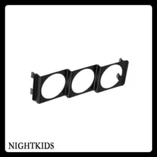 1Pcs 52mm 3 Hole Single DIN radio Slot Pod Triple Gauge Meter Panel Mount