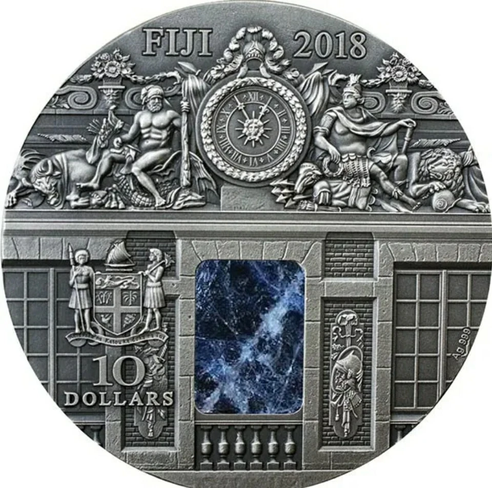 2018 $10 Fiji WAR ROOM Versailles Masterpieces In Stone Coin. - Image 2 of 4