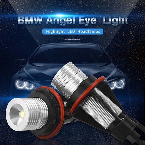 2x Angel Eyes LED Ring Light Marker Bulbs Fit For BMW X5 E39 E53 E60 E61 E63 E66 - Picture 7 of 12