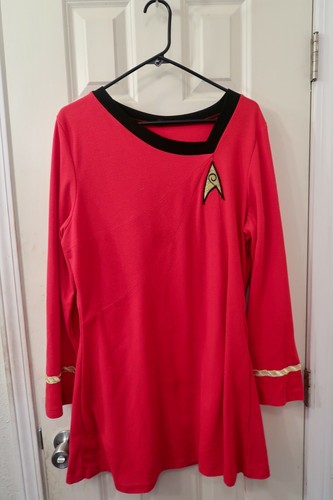 2XL Star Trek Red Dress, Uhura Costume, Star Trek