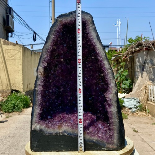 79,3 Pfund natürliche Amethyst Geode Quarz Kristall Cluster Kathedrale Energie Heilung - Bild 15 von 17