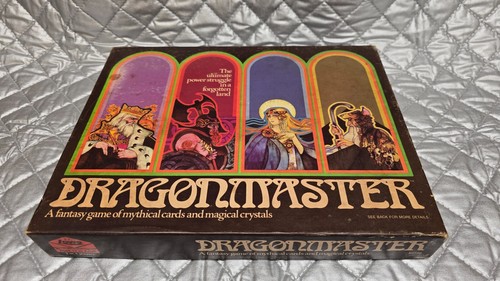 Vintage 1981 Dragonmaster Fantasy Card Game. E.S. Lowe Milton Bradley