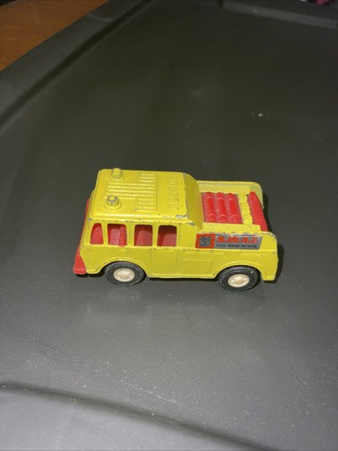TootsieToy Diecast Rescue Equip. Truck SWAT Yellow Made in USA - Picture 2 of 3
