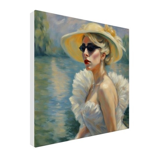 Gorgeous Lady Gaga Impression Canvas Print Nude Art 12"x12"Lady Gaga Art Print - Picture 3 of 7