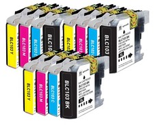12P Printer Ink Compatible with Brother LC103XL MFC-J470DW MFC-J870DW MFC-J650DW
