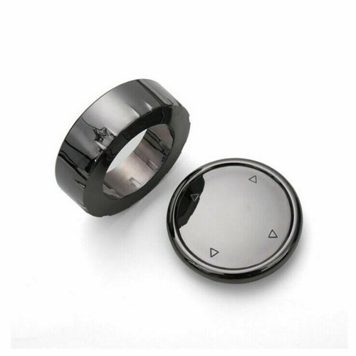One Ceramic Black IDrive Multimedia Knob Cover For BMW X1 X3 X4 X5 X6 1 2 3 5 7 - Picture 3 of 11