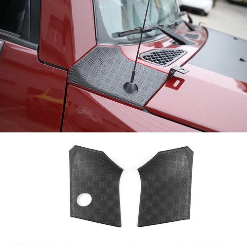 4 PIEZAS Faro delantero negro y cubierta de borde lateral para Toyot FJ Cruiser 2007-2021 - Imagen 7 de 11