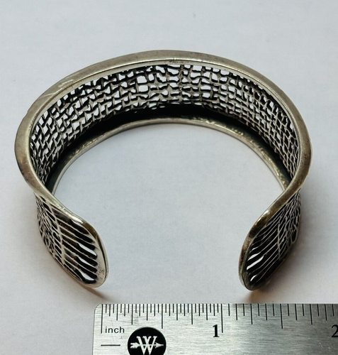 Silpada Sterling 925 Silver Woven Weave Cuff Bracelet B1625 6 in - Picture 7 of 7