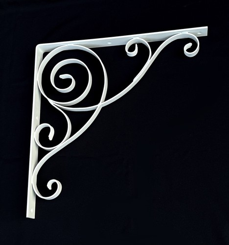 Consola 50x50 cm diademas hierro forjado metal conector angular consola angular - Imagen 17 de 20