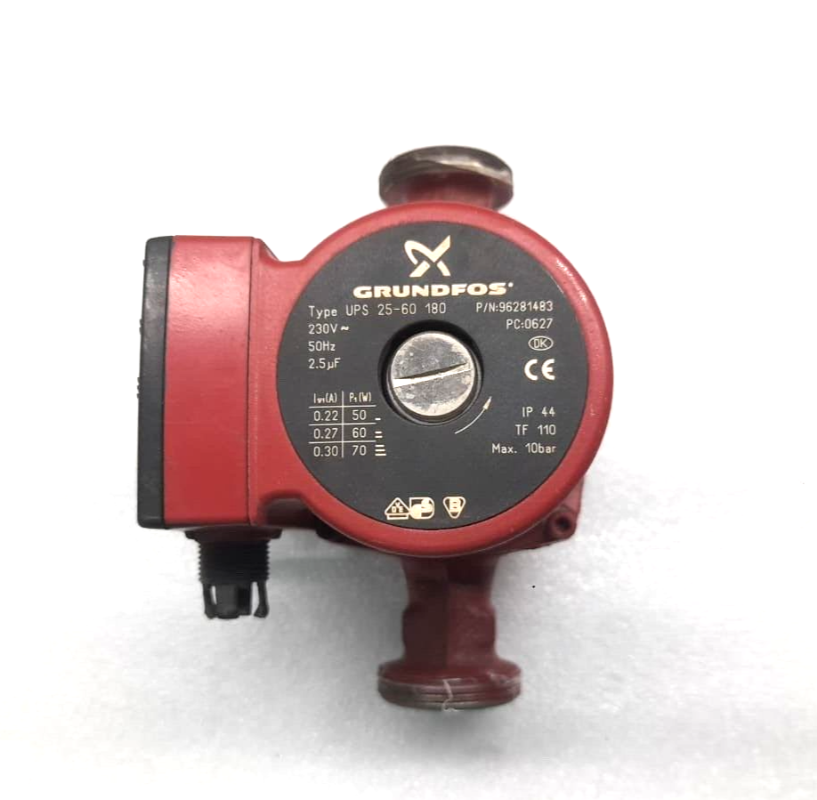 Heating Pump Grundfos Ups 25-60 180 P/N: 96281483 Tf 110 70W Class 