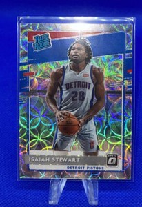 Isaiah Stewart 2020-21 Optic Premium Rated Rookie Prizm Silver Scope /249