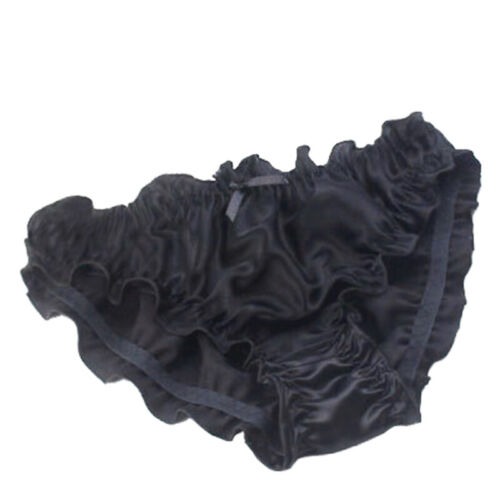 1Pcs Shiny Satin Silky Knickers Sexy Briefs Women Underwear Panties Seamless - Picture 15 of 18