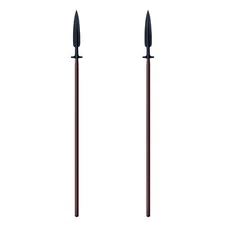 Cold Steel Medium Carbon SK 5 Steel Boar Hunting Spear with Ex Sheath (2 Pack)