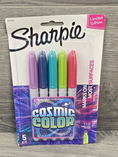 Sharpie Cosmic Color Fine Point Markers 5 CT Limited Edition permanent