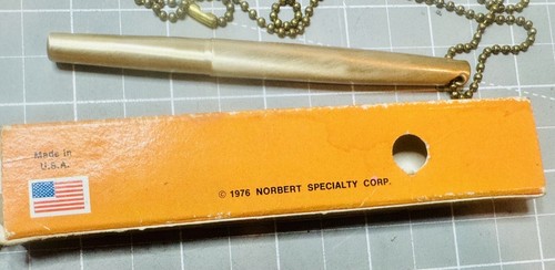 Neckless Pen Vintage 70er Jahre Made In USA Norbert Co. Neu In Box - Bild 2 von 3